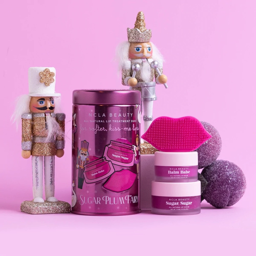 NEW NCLA Sugar Plum Fairy Lip Scrub & Balm Set - Picture 2 of 9